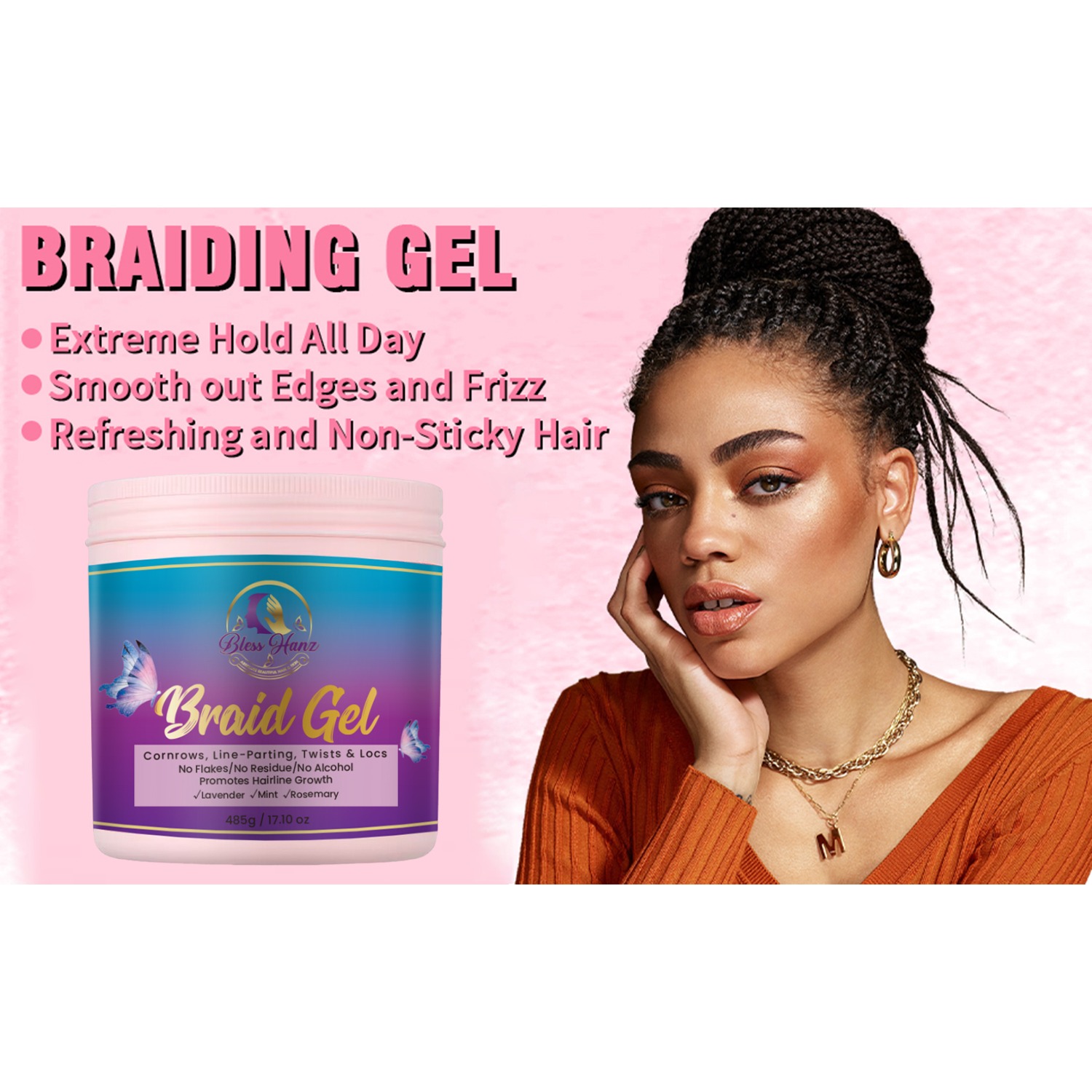 BRAID & LOC GEL 485G - Image 5